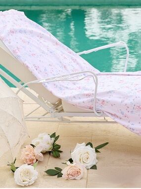 LoveShackFancy Windsor Rose Beach Towel UPF 50+